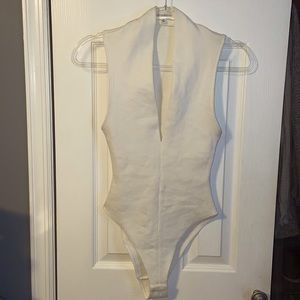 Cream colored bodysuit!
